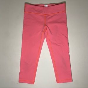 Ivivva leggings, coral colored. Size 7.